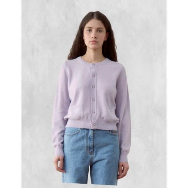 시엔느 Hepburn Wool Cardigan Lavender 254270 FE5057300-E2B_이미지