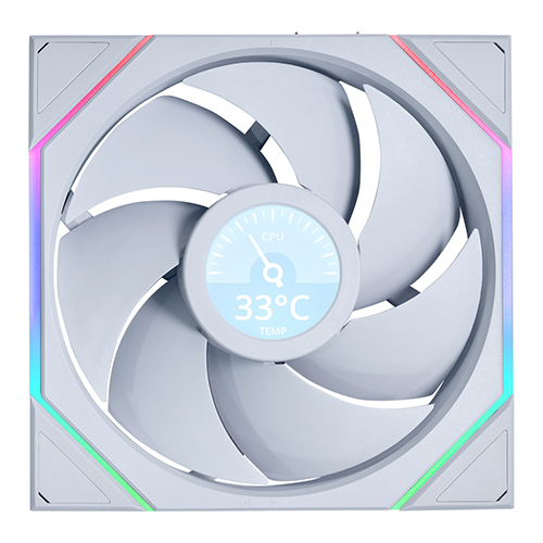 리안리 UNI FAN TL Wireless LCD 140 (화이트)_이미지