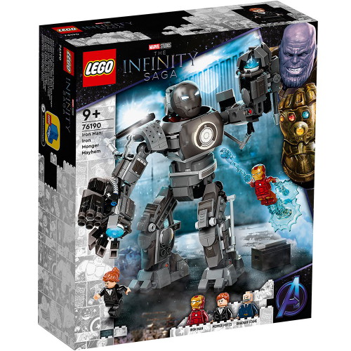레고 ㅤ아이언맨 아이언 몽거 대소동 (76190) (일반구매)_이미지