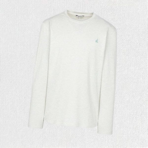 삼성물산 빈폴 미니 스트라이프 라운드 티셔츠 라이트 그린BC5141C32L 644808_이미지