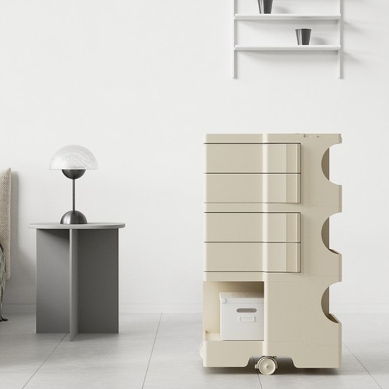  하비티 무빙 이동식 수납장 회전서랍 4단 트롤리