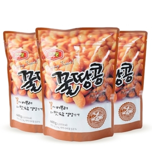 머거본 꿀땅콩 600g (3개)_이미지
