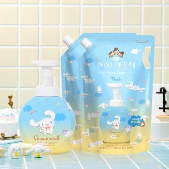 <b>아이</b><b>깨끗해</b> 시나모롤 핸드워시1.8L 리필 3개+490ml 공용기 세트