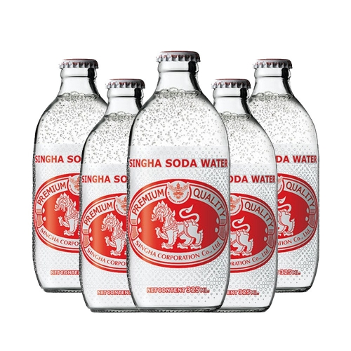 WANGNOI BEVERAGE 싱하 소다 워터 325ml (5개)_이미지