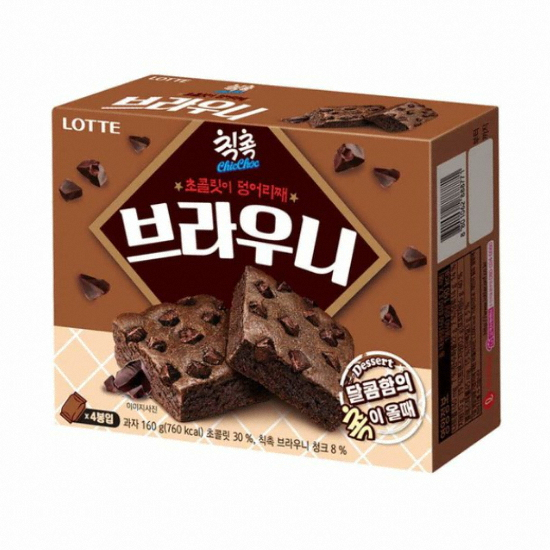 롯데웰푸드 칙촉 브라우니 160g (1개)_이미지