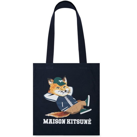 메종키츠네 드레스드 폭스 토트백 KU05002WW0008 P480