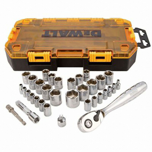 디월트 3/8인치 & 1/4인치 드라이버 소켓세트 DWMT73804 (34pcs)_이미지