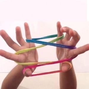 레인보우 누카 실뜨기놀이 실뜨개 놀이 실 실뜨기 칼라 WF0EB0F_이미지