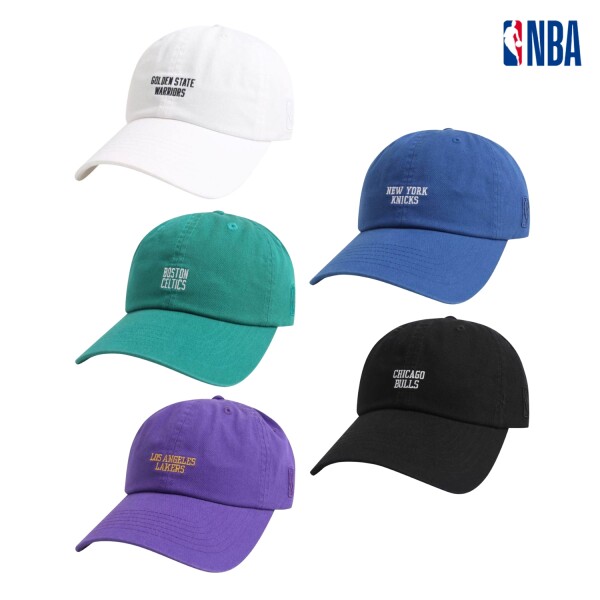 NBA N255AP231P 남자여자 팀자수로고 소프트 롱챙모자_이미지