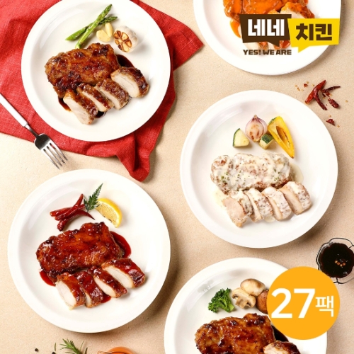 네네치킨 네꼬닭 순살 닭다리 5종 (27개)_이미지