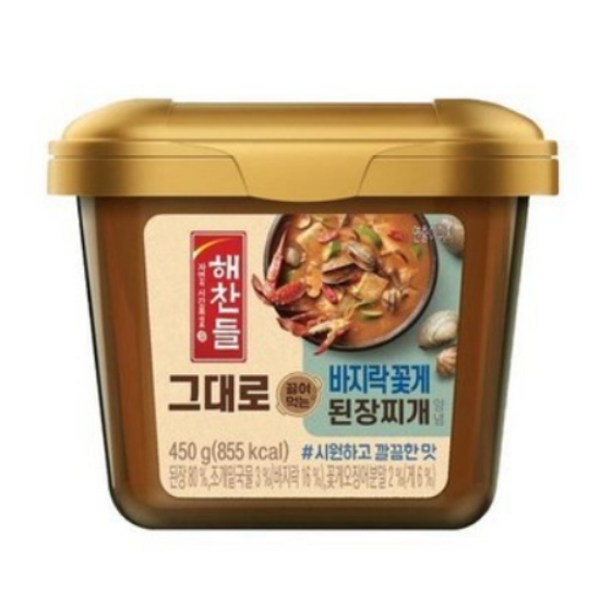 그대로 끓여먹는 된장찌개 바지락과 게 전용 450g