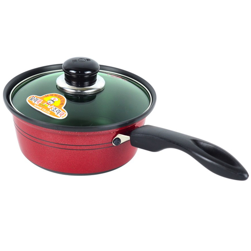 선학 레드 블랙 편수냄비 (22cm)