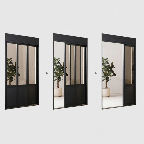 에넥스 ENNEE 사틴 슬림도어 디바이드 중문 (~1.4m)_이미지