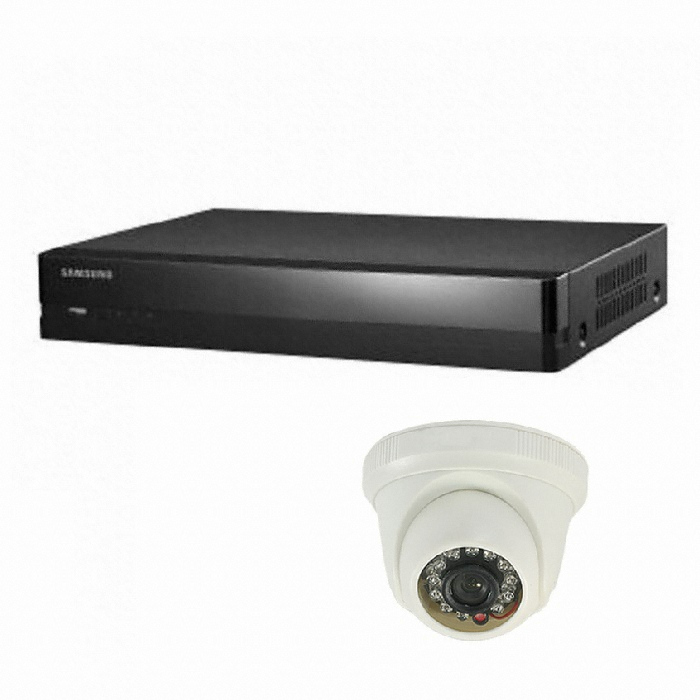 한화비전 SRD-445 + WIN-D12QTDN 패키지 (카메라 2개+녹화기)_이미지