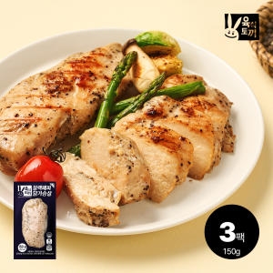 허스델리 육식토끼 닭가슴살 블랙페퍼 150g (3개)