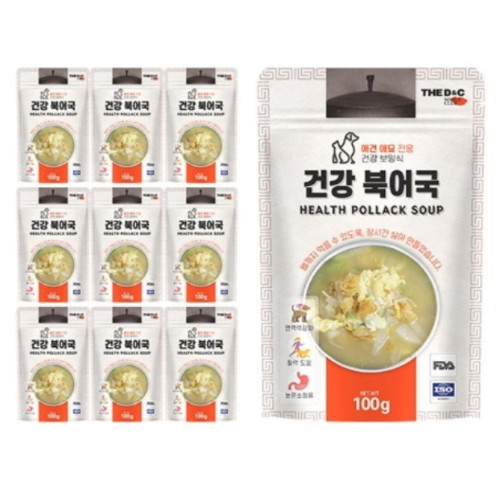 더독 건강 북어국 100g (10개)_이미지