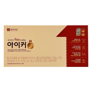 종근당건강 우리아이 키성장 프로젝트 아이커 초코맛 12g 30포 (1개)