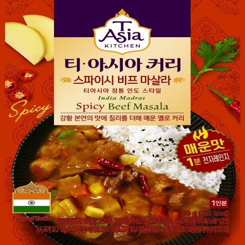 샘표식품 티아시아키친 비프 마살라 커리 170g (8개)_이미지