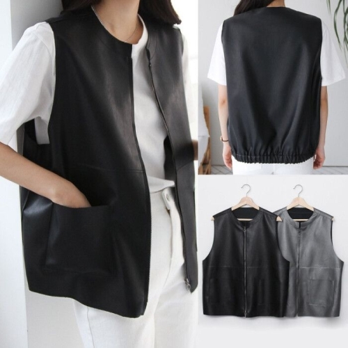 나야홍 위쉬몰 SM 이오레더집업스냅베스트 U010H503 빅사이