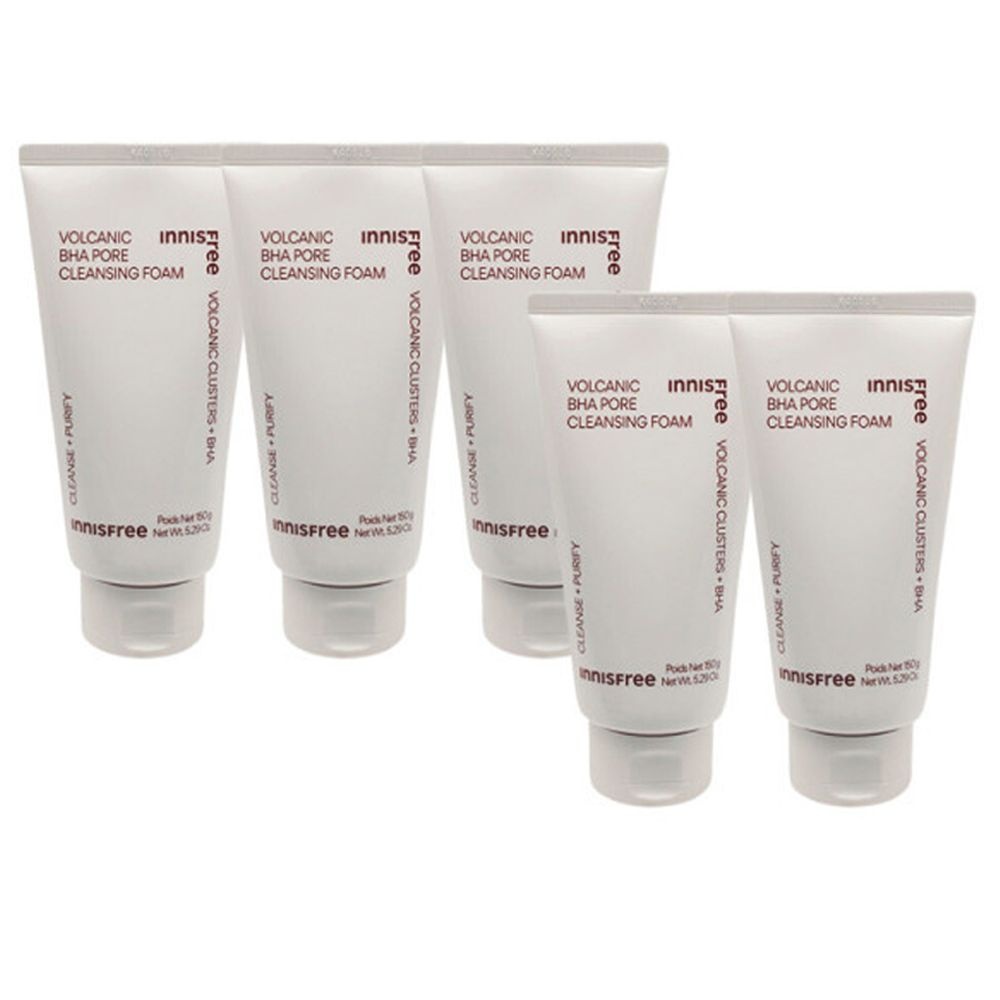 아모레퍼시픽 이니스프리 화산송이 모공 BHA 클렌징 폼 150g (5개)