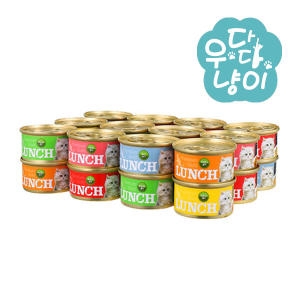 야미야미 프리미엄 골드 런치 캔 80g 6종 /고양이캔