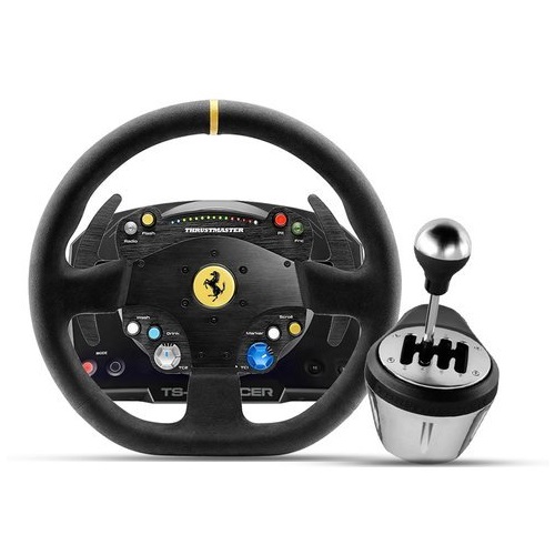 Thrustmaster TS-PC RACER 페라리488 챌린지 에디션 하이엔드 레이싱 휠 (+TH8A시프터(페달미포함))