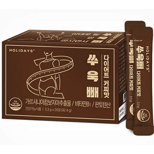 홀리데이즈  쑤욱빼 다이어트 커피맛 28포 (1개)