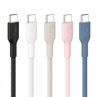 벨킨 <b>C</b> <b>to</b> <b>C</b>타입 60W 브레이디드 케이블 CAB024fq