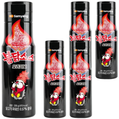 삼양식품 불닭소스 오리지널 200g (5개)_이미지