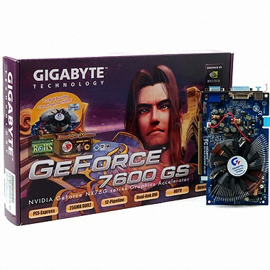 GIGABYTE ������ 7600GS 256MB �߸�