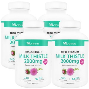 4병 밀크씨슬 실리마린 2000mg 240정