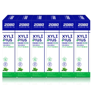  2080 주니어 자일리 플러스 치약 80g [6개]