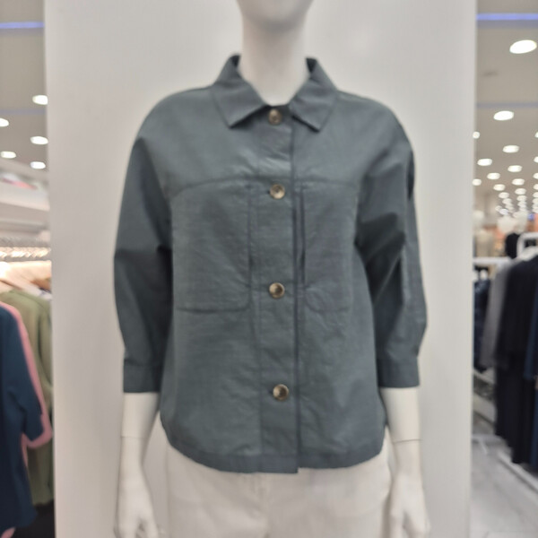 파크랜드 프렐린 스텐카라 뒤밑단 스트링 블라우스/RBB262S30_O