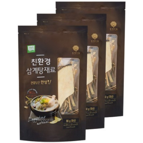 친환경 삼계탕 재료 80g