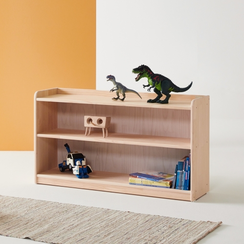  피노키오가구 2단 유아 원목 교구장