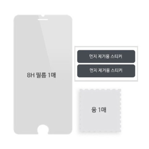 KNU 아이폰12 미니 8H 방탄 액정 보호필름 (액정 1매)_이미지