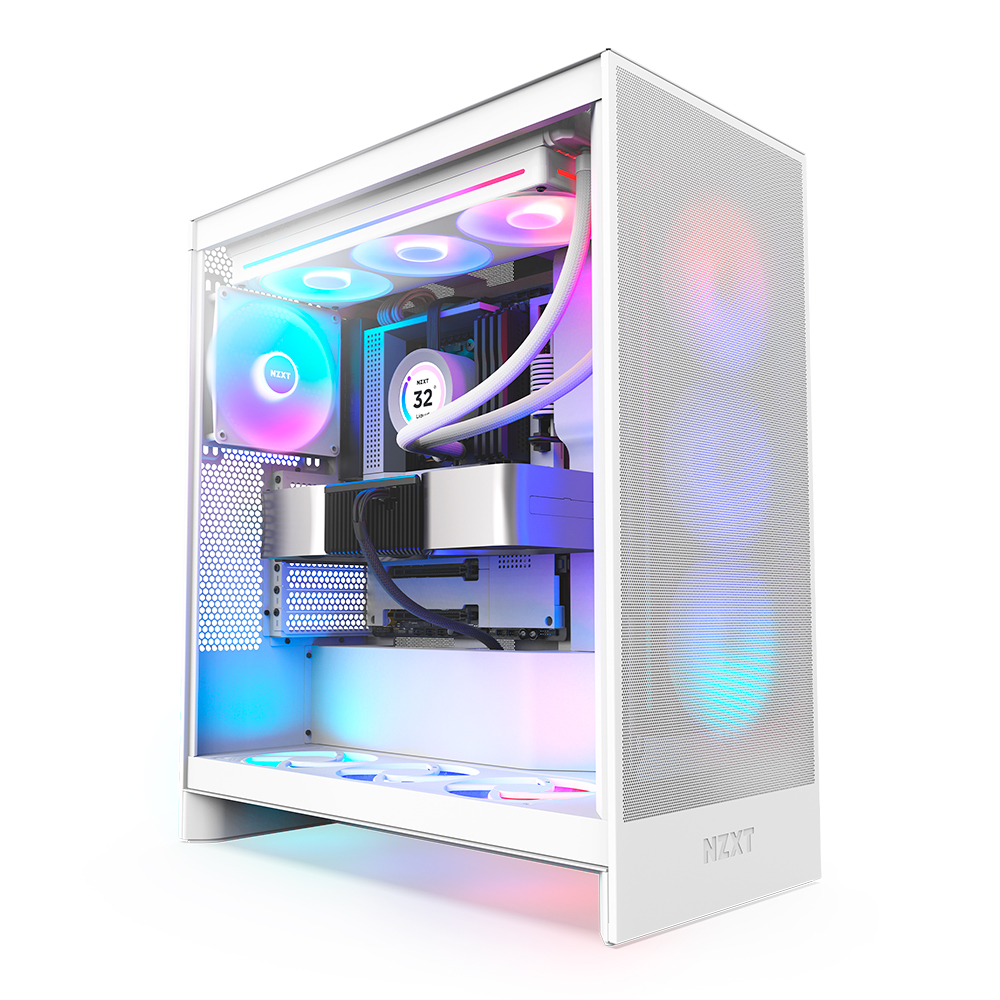 NZXT H7 Flow RGB V2 (매트 화이트)_이미지