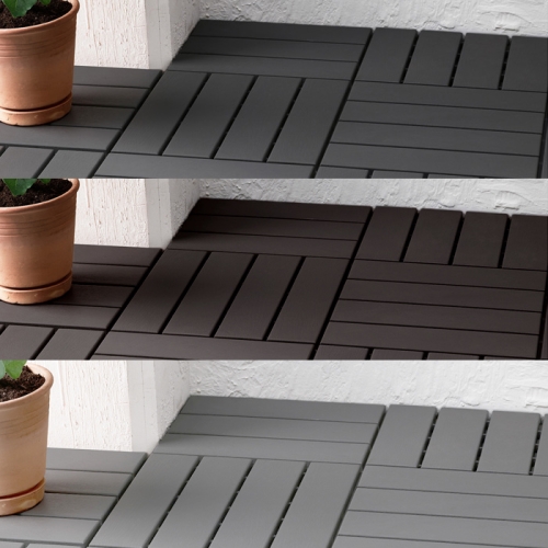 비카  나인윌 데크타일 바닥재 이케아 runnen 장판 현관 조립