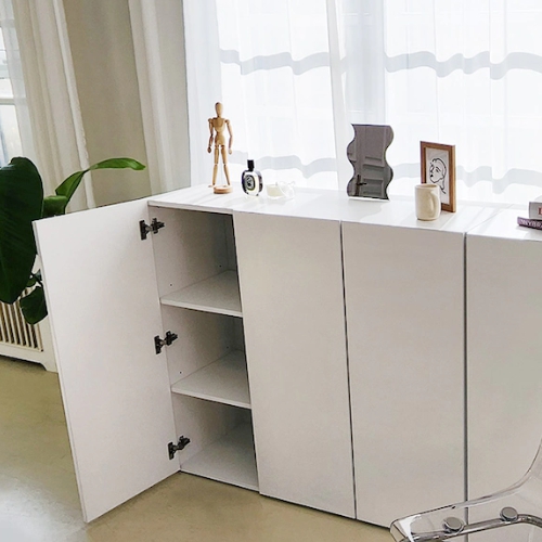 나무뜰 몰리 3단 폭깊은 선반 더높은 수납장 1200_이미지