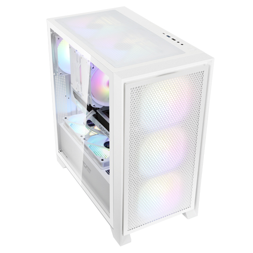 darkFlash DRX70 MESH RGB 강화유리 (화이트)_이미지