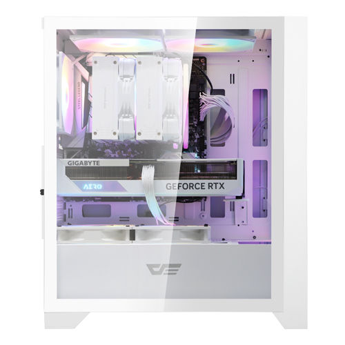 darkFlash DRX70 MESH RGB 강화유리 (화이트)_이미지