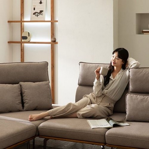 아인스미 헤이즐 원목 스윙 패브릭 소파 5인용_이미지