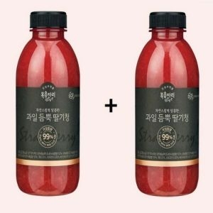 과일듬뿍딸기청 1+1 총2개 과일함량 99