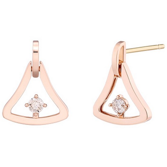 젬컴 다이아미 럭키벨 14K골드 다이아귀걸이 UGDE0884UA