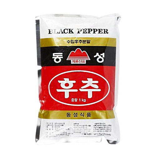 동성식품 동성 순 후추 1kg (10개)