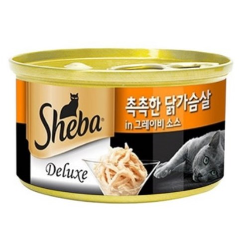 쉬바 간식 촉촉한 닭가슴살 캔 85g (24개)_이미지