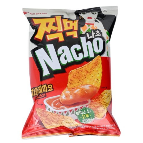 오리온 나쵸 찍먹 치폴레마요소스맛 168g (3개)