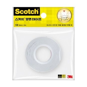 3M 스카치 138 양면 테이프 리필 18mm x 10m (20개)