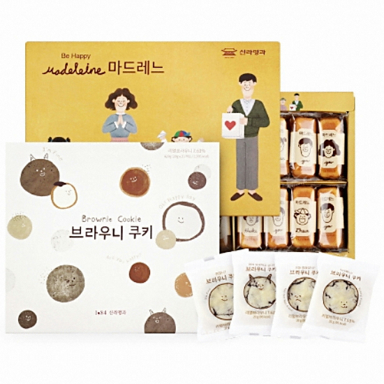 신라명과 마드레느 대 480g + 브라우니 쿠키 420g