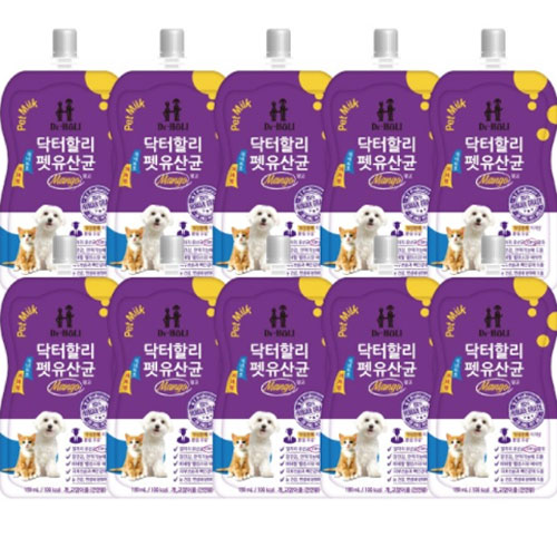 닥터할리 펫 밀크 유산균 망고 180ml이미지입니다. 누르면 해당 게시물로 새창이동합니다.